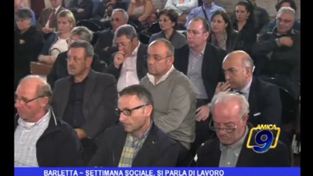 Barletta | Settimana sociale, si parla di lavoro