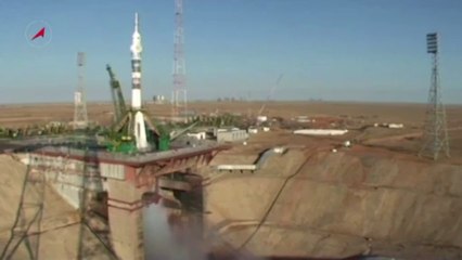 Olympische Fackel auf dem Weg ins All