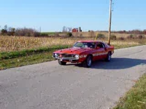 1969 Shelby gt 500 short burn out