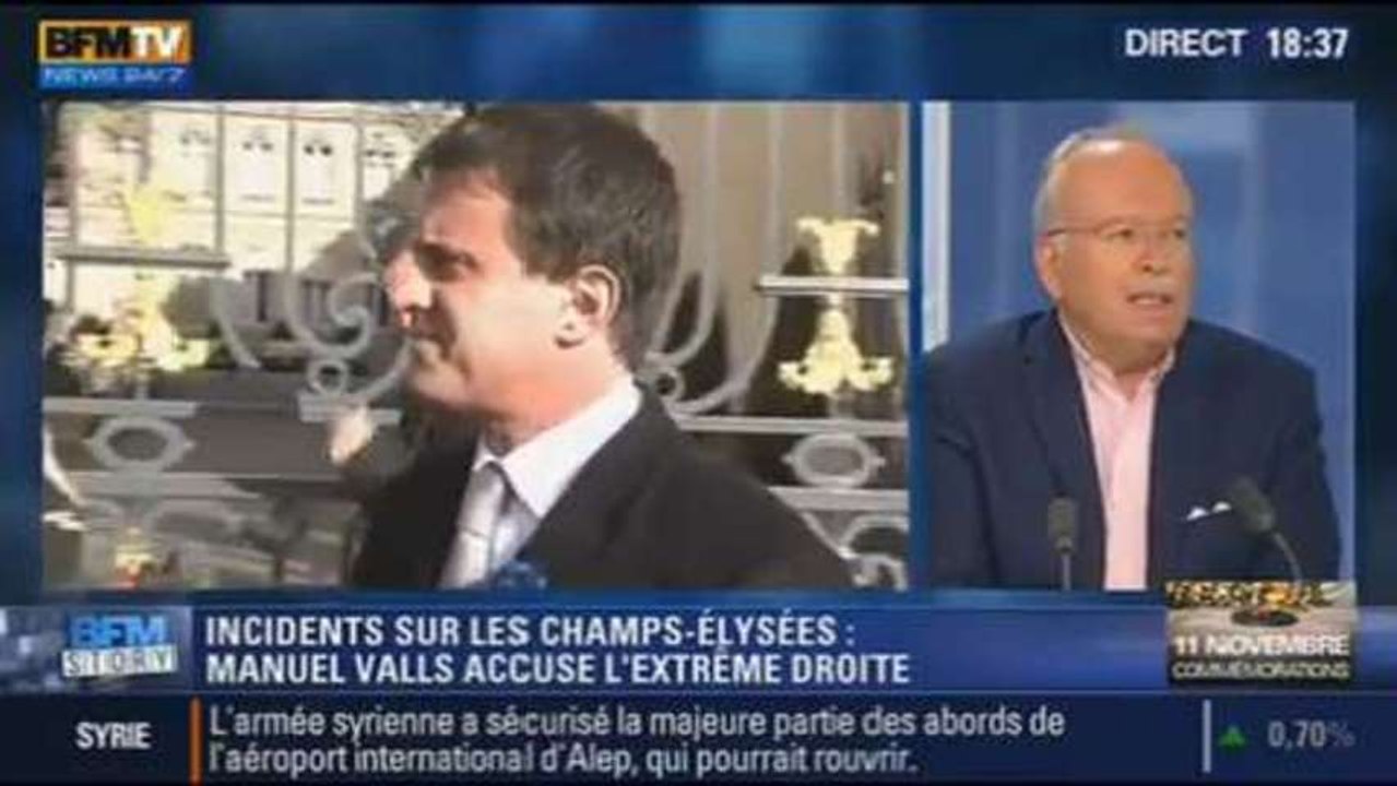 BFM Story: les commémorations du 11 novembre: soixante-dix interpellations sur les Champs-Élysées - 11/11
