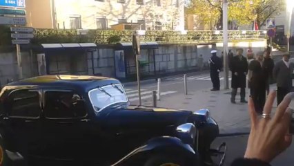 Défilé du 11 Novembre 2013 à Oyonnax. Arrivée des troupes
