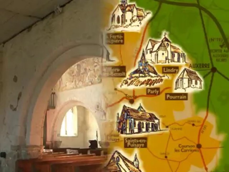 CLIP "VOYAGE AU PAYS DES PEINTURES MURALES DE PUISAYE-FORTERRE"