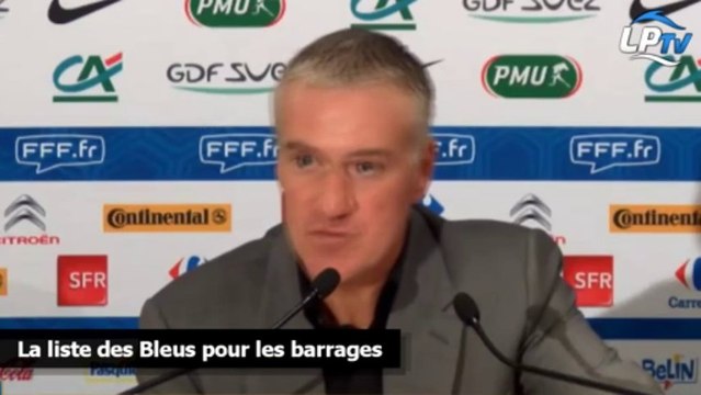 Bleus : la liste de Deschamps
