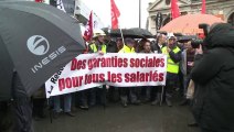 Manifestation à Lille des salariés de La Redoute