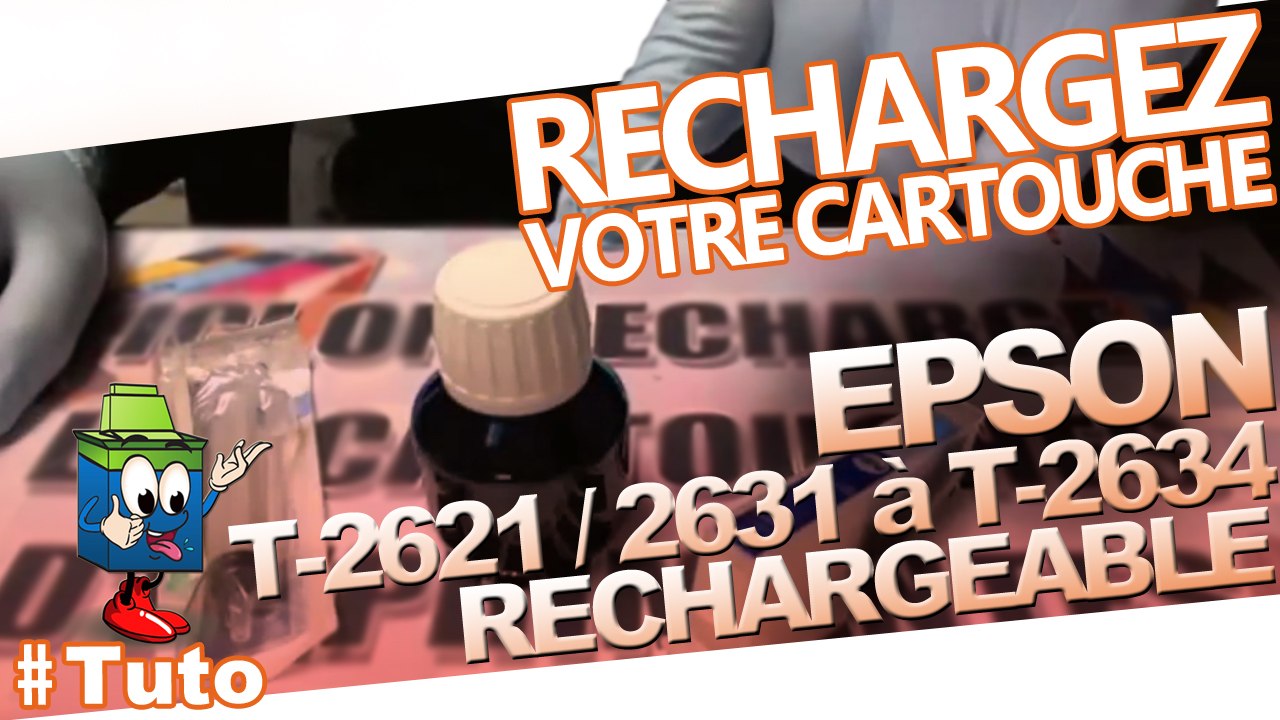 Comment utiliser des cartouches Epson rechargeables T2621/T2631 à T2634