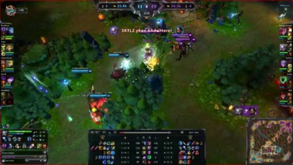 League Of Legends - SKTLZ mega triple kill !