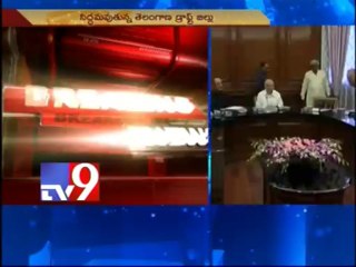 Telangana Draft Bill getting readied