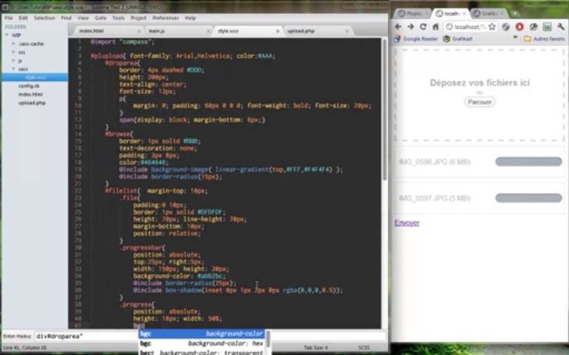Tutoriel jQuery - Plupload