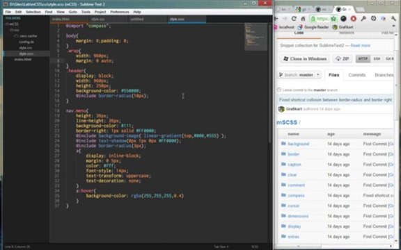 Tutoriel Sublime Text 2 - mCSS