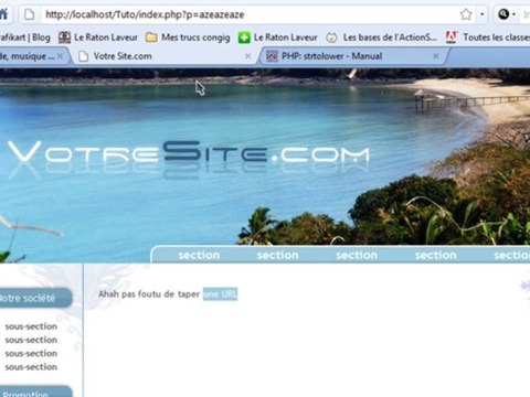 Tutoriel PHP - Décomposer un site en PHP