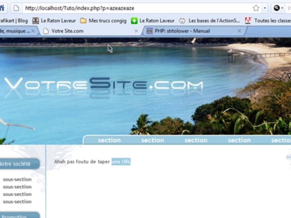 Tutoriel PHP - Décomposer un site en PHP