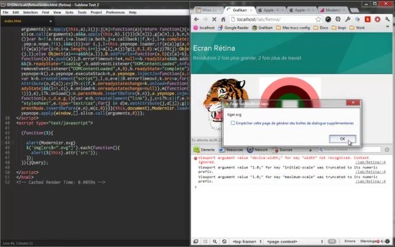 Tutoriel HTML/CSS - Ecran Retina