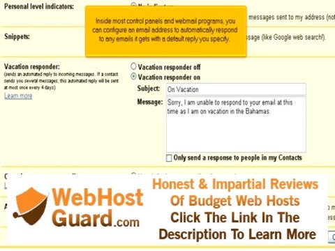 AWG Web Hosting Series #26 - What is an email-autoresponder?