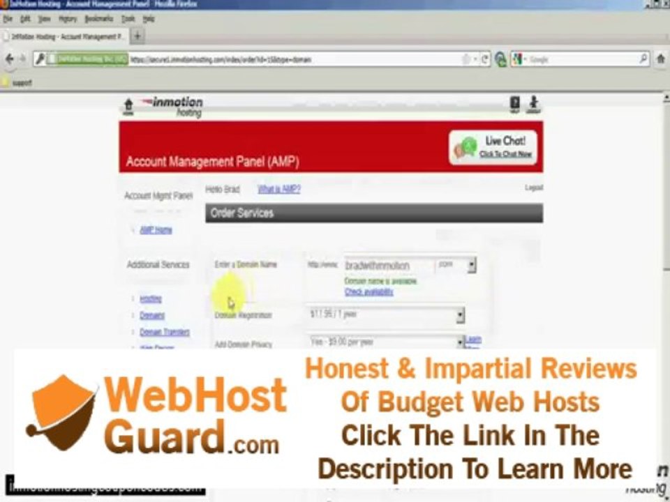 How to register a new domain name - InMotion Hosting