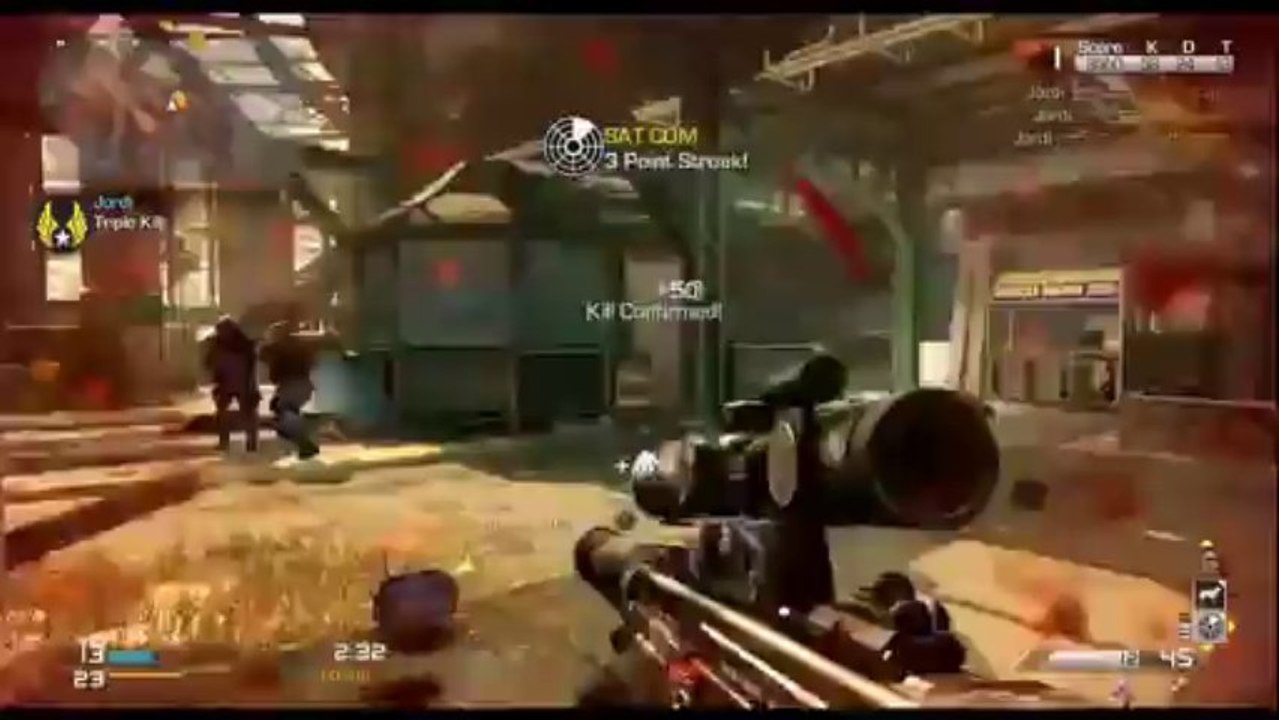 Call of Duty Ghosts Sniper Montage Gameplay