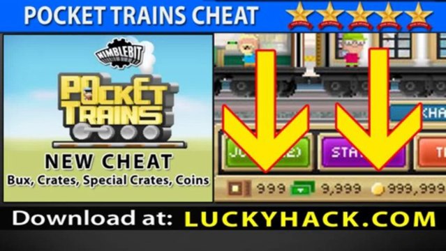 Pocket Trains Cheat get 99999999 Bux - iOs New Release Pocket Trains Telecharger