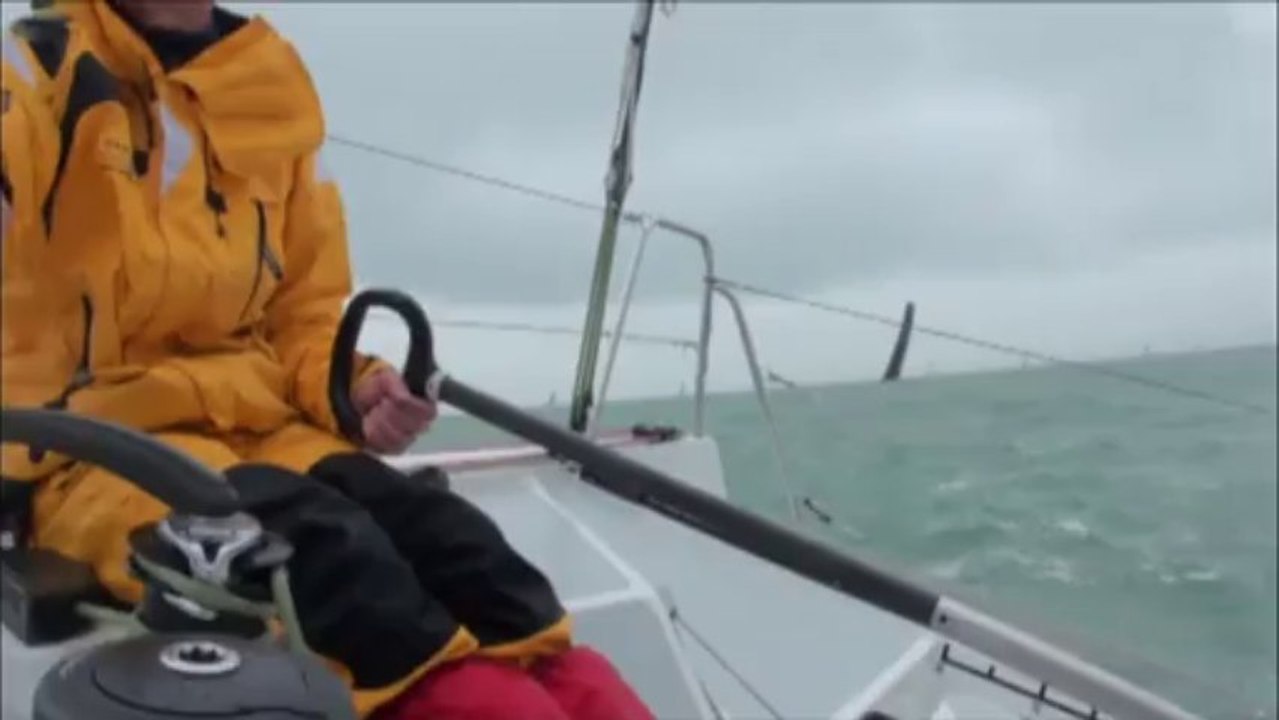 Jour 1 - SNCF GEODIS (Class40) - Transat Jacques Vabre 2013