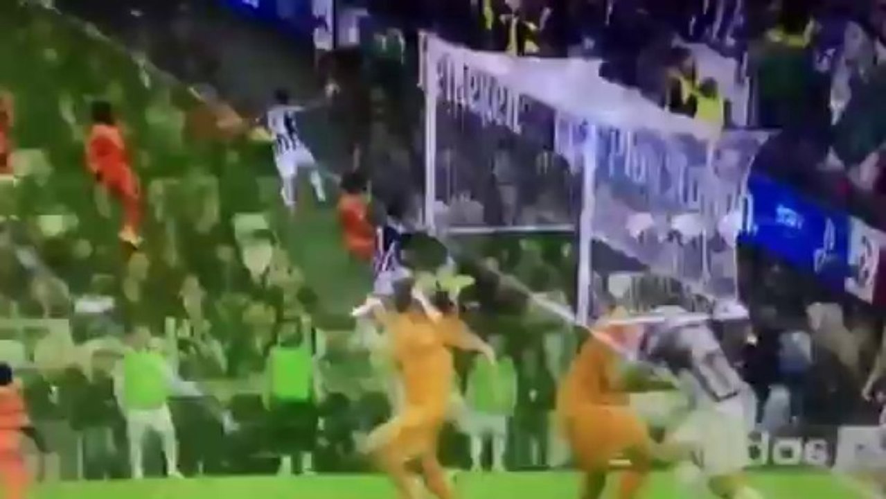 Juventus vs real madrid (2-2) but de Llorente