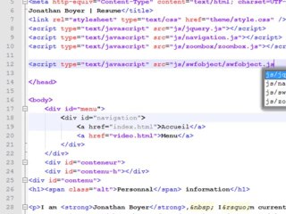 Tutoriel Flash - SWFObject
