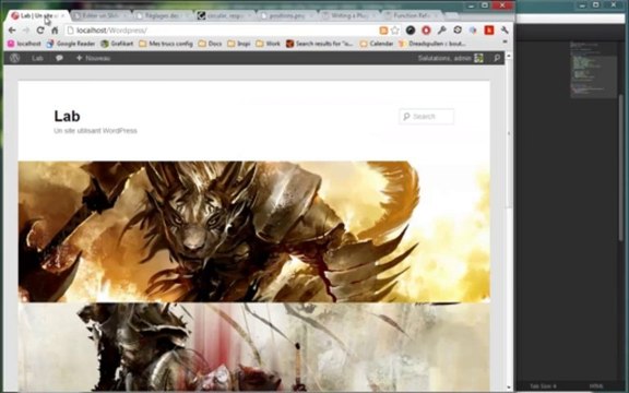 Tutoriel WordPress - Créer un carrousel sous forme de plugin