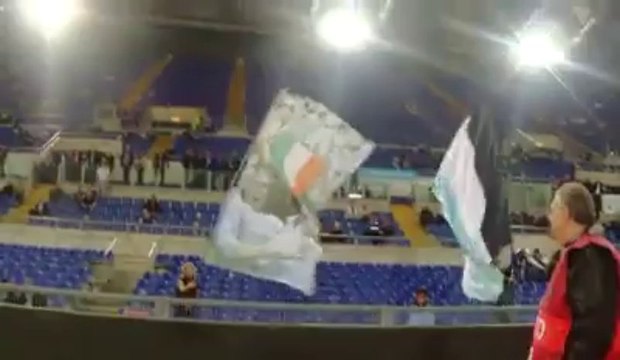 LAZIO-APOLLON: ECCO I TIFOSI DELLA LAZIO