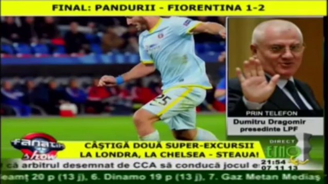 Dumitru Dragomir la FANATIK SHOW (07.11.2013)