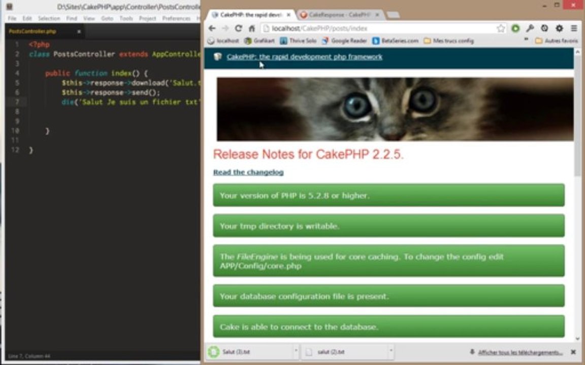 Apprendre CakePHP - Les Controllers