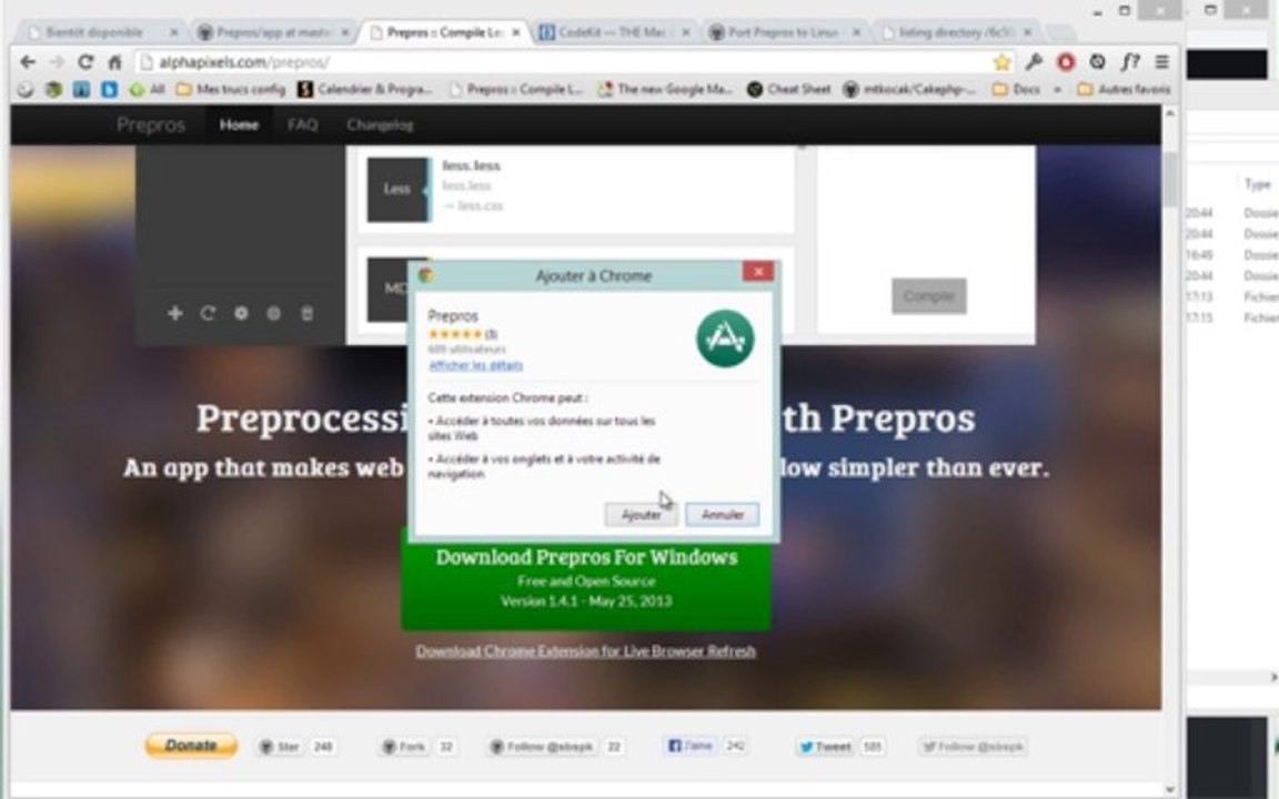 Tutoriel HTML/CSS - Prepros