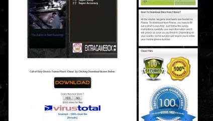 Call of Duty Ghosts Trainer PC Download