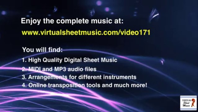 Nikolai Rimsky-Korsakov's, Flight of the Bumble-Bee for Flute and Piano sheet music - Video Score