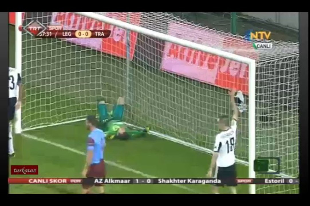 Legia Varşova 0 Trabzonspor 2 Kasım 2013