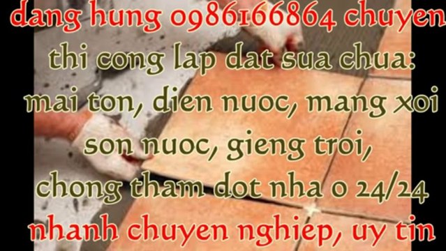 tho chong tham dot nha o tphcm 0986166864 nhanh chuyen nghiep 24/24