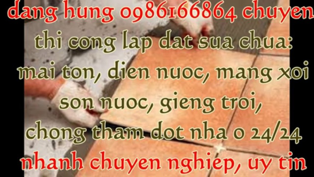 tho chong tham dot nha o tphcm 0986166864 nhanh chuyen nghiep 24/24