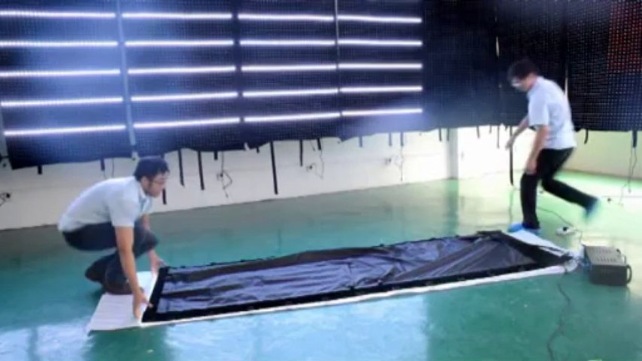 How is the quality if they are soft? Galaxias series Video curtain quality test demo,flexible,curved,light weight,small volume LED screen