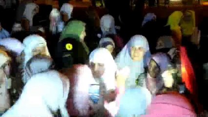 أسرة الرئيس مرسى تقود وقفة ضد الانقلاب بالسادس من اكتوبر-1