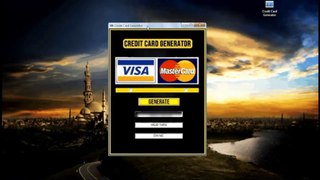 Credit Card Generator Get Free August 2013