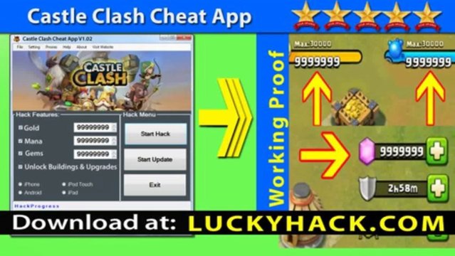 Castle Clash Hack 2013 For Android Working Castle Clash Gems Hack