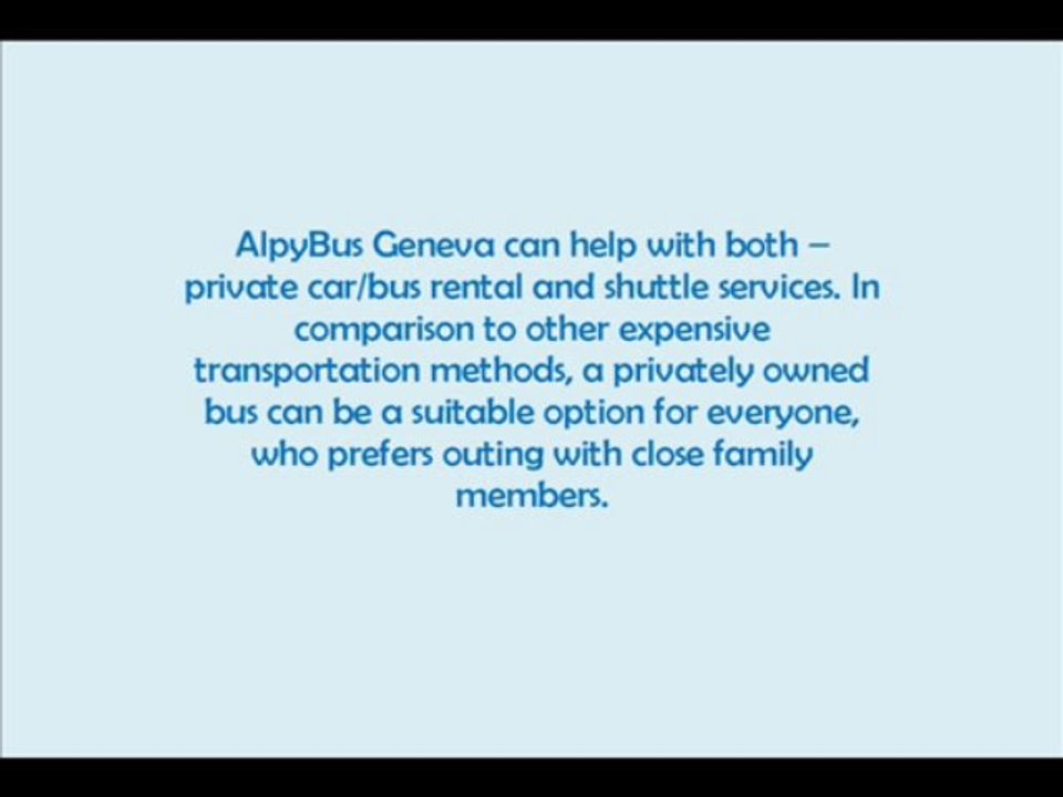 AlpyBus Holiday Transfer Services | Chamonix, Les Arcs, Morzine and other Ski destinations