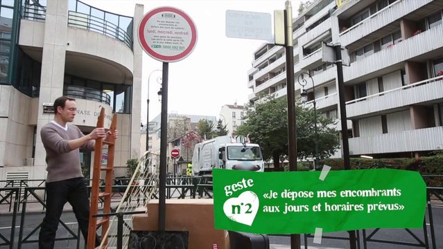 Vidéo Puteaux : Geste Propreté - Déposer mes encombrants