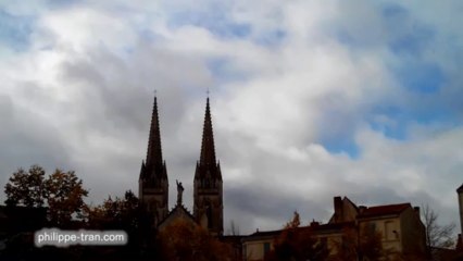 Eglise st andre sous le ciel de l'automne Niort