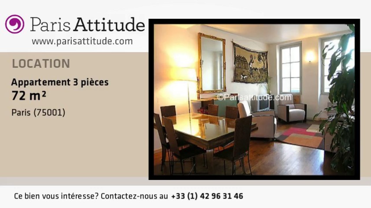 Appartement 2 Chambres à louer - Palais Royal, Paris - Ref. 2818