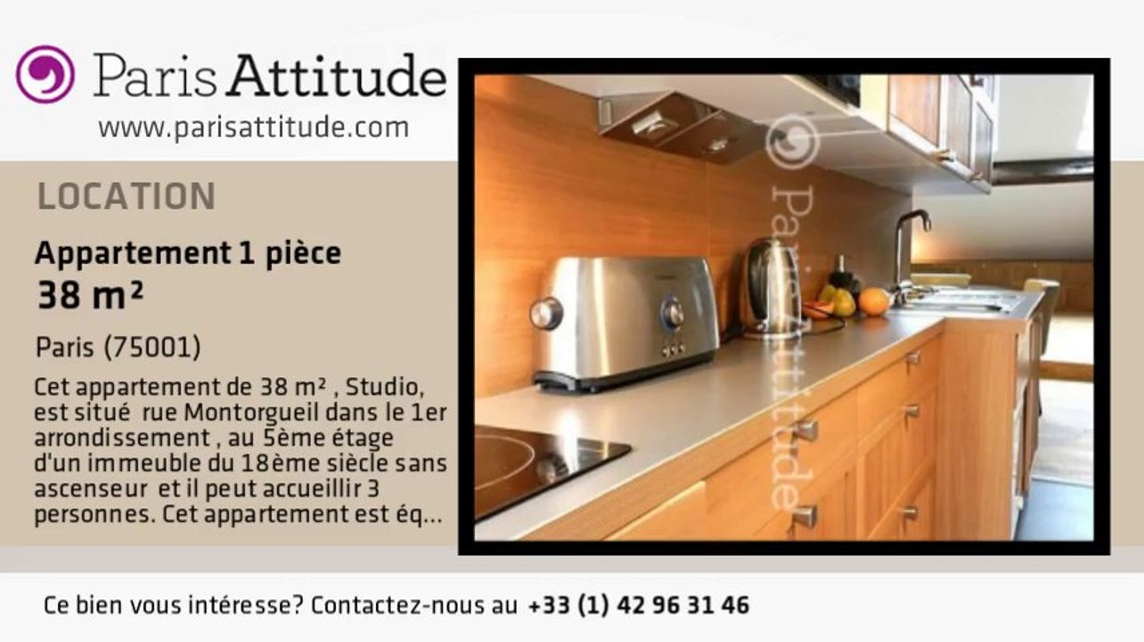 Appartement Studio à louer - Châtelet, Paris - Ref. 8362