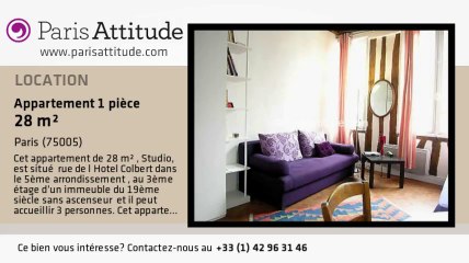 Appartement Studio à louer - Quartier Latin/St Michel, Paris - Ref. 6495