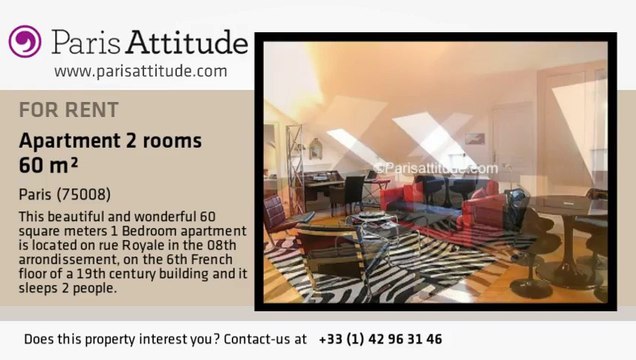 1 Bedroom Apartment for rent - Madeleine, Paris - Ref. 4367