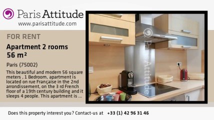 1 Bedroom Apartment for rent - Montorgueil, Paris - Ref. 8103