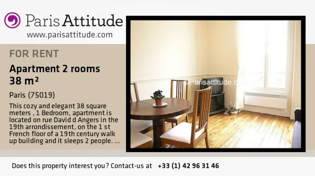 1 Bedroom Apartment for rent - Buttes Chaumont, Paris - Ref. 5859