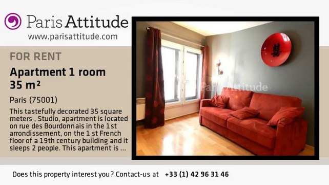 Studio Apartment for rent - Châtelet, Paris - Ref. 7868