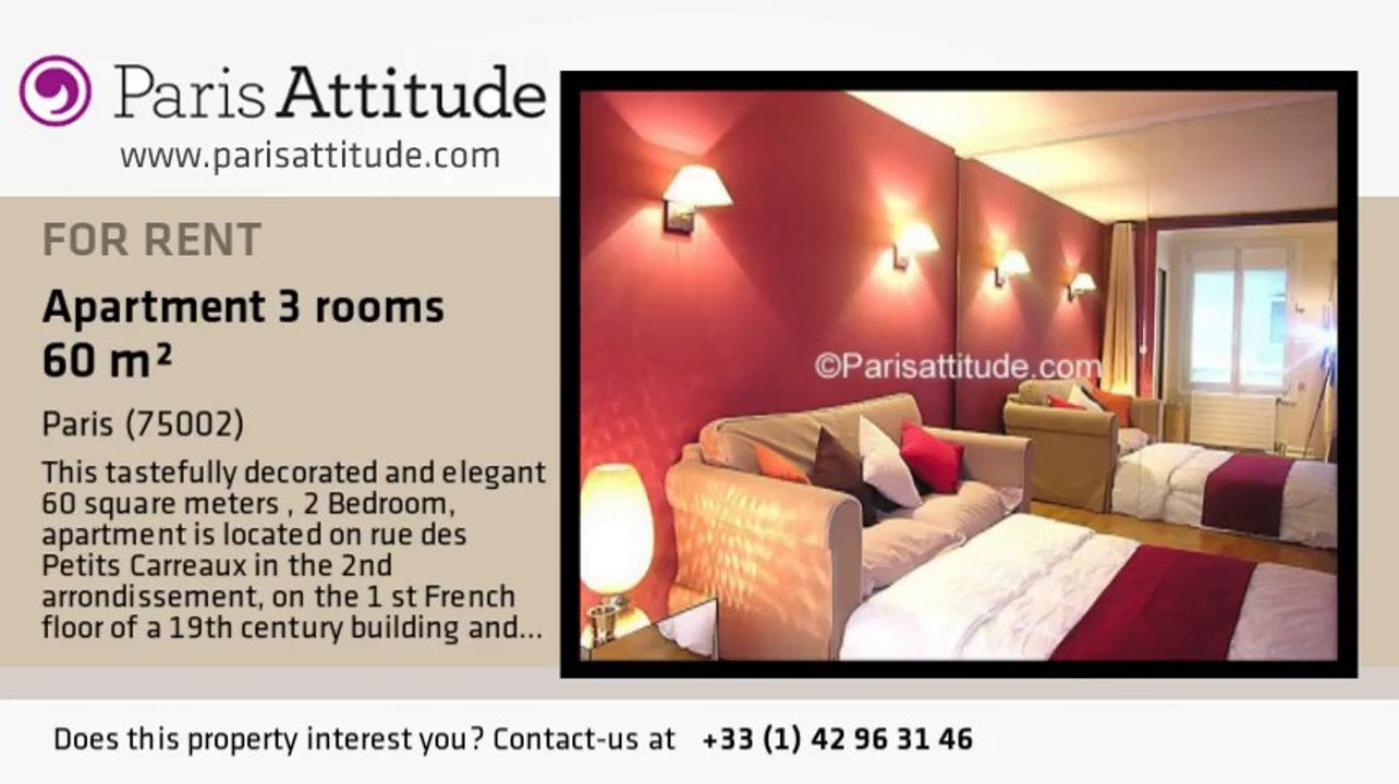 2 Bedroom Apartment for rent - Montorgueil, Paris - Ref. 6044