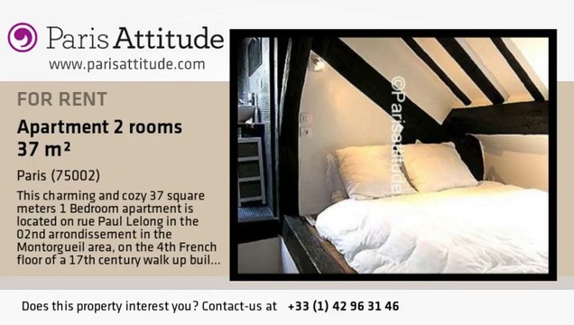 1 Bedroom Duplex for rent - Bourse, Paris - Ref. 3604