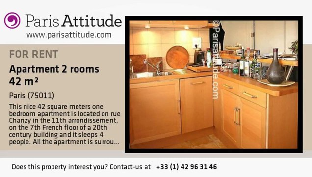 1 Bedroom Apartment for rent - Charonne, Paris - Ref. 1693